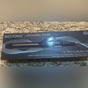 Bio Ionic 1.5" Long Barrel Styler Pro Curling Iron